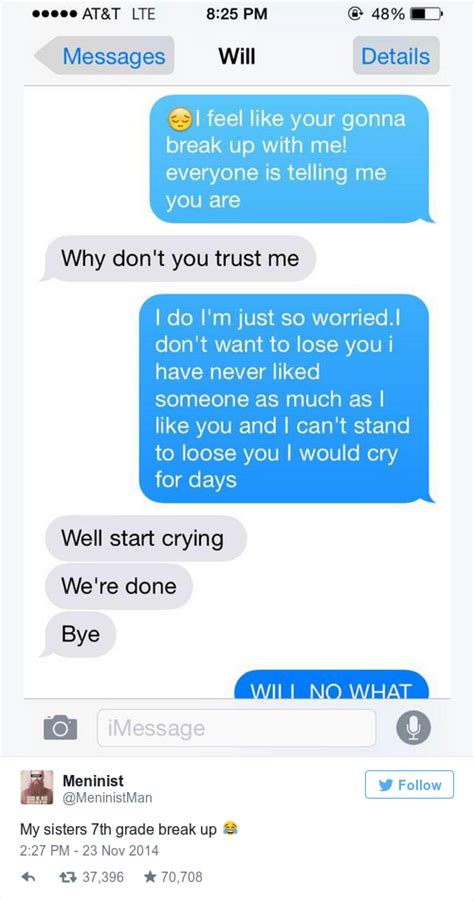 FUNNIEST & MOST SAVAGE BREAK UP TEXTS